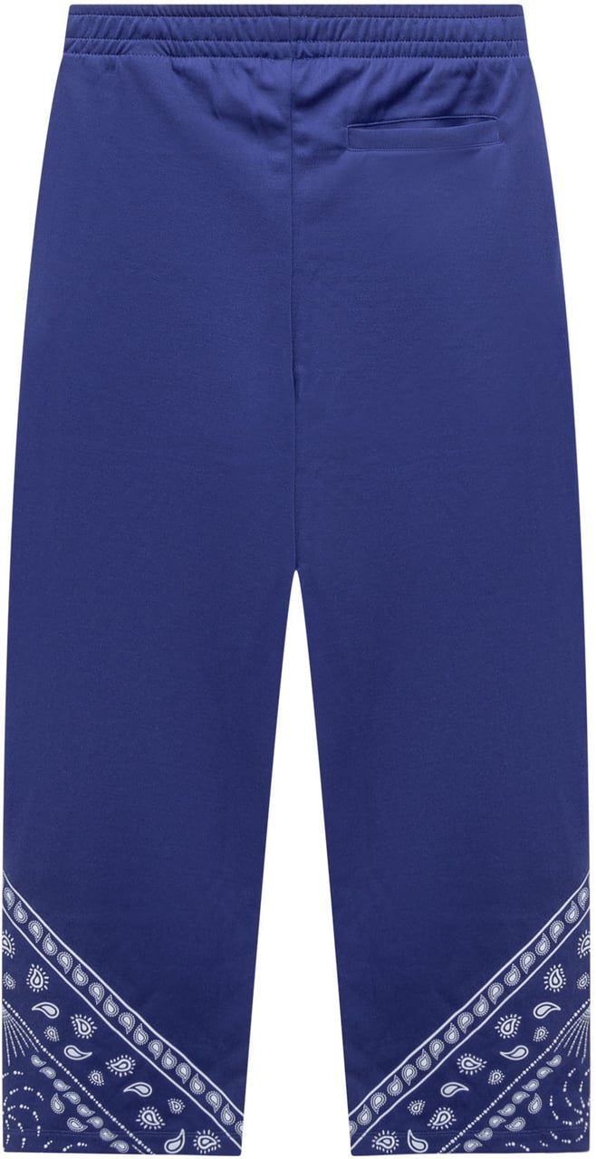 Marcelo Burlon Pantaloni Bandana Blauw