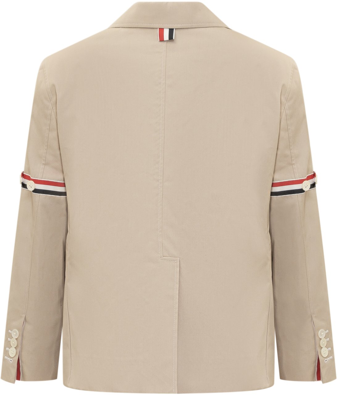 Thom Browne Blazer con Logo RWB Beige