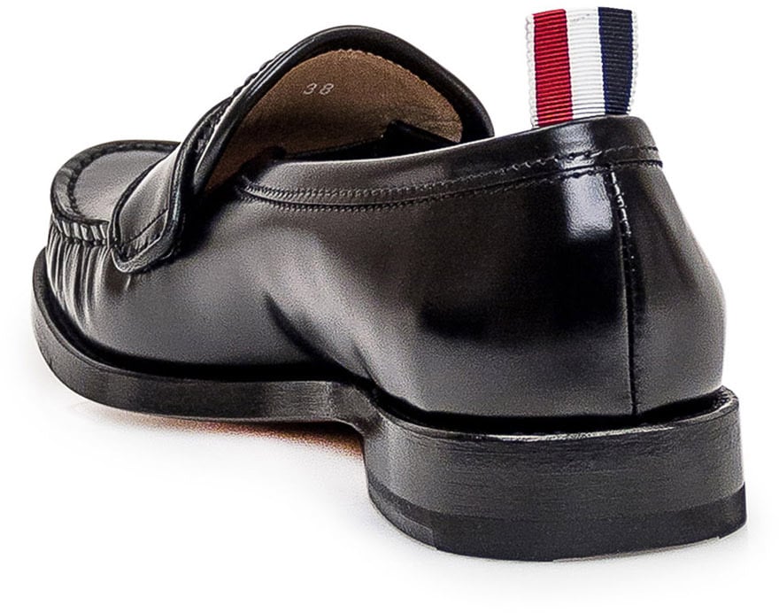 Thom Browne Mocassino in Pelle Zwart
