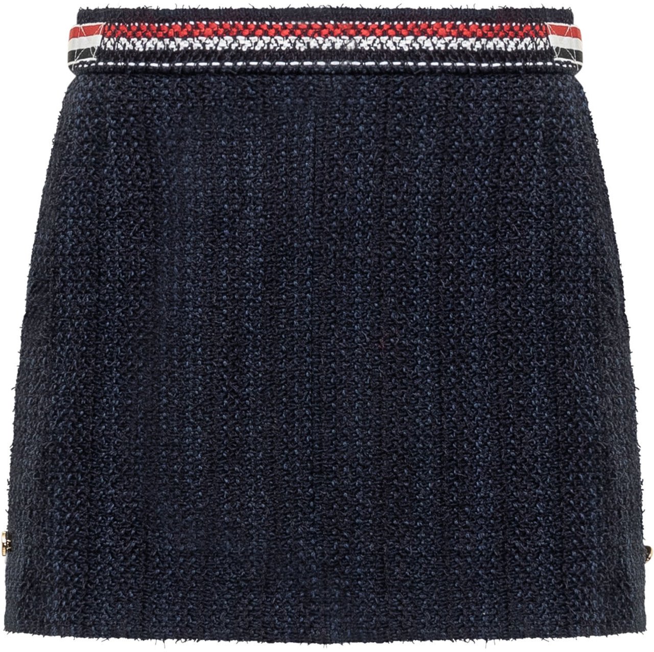 Thom Browne Gonna RWB in Tweed Blauw