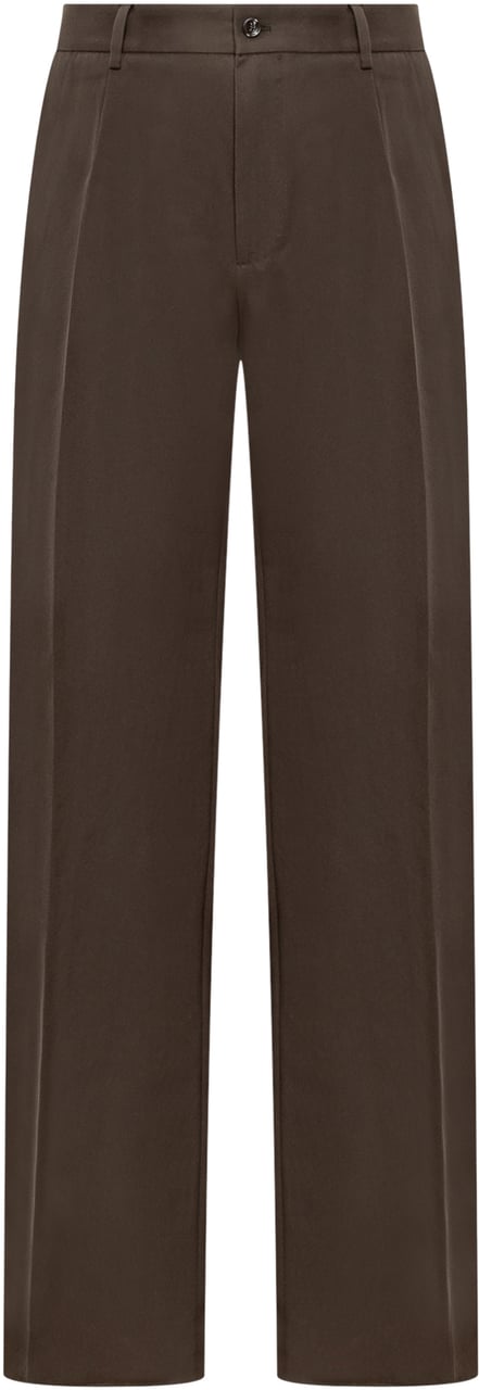 Dolce & Gabbana Pantalone in Cotone Groen