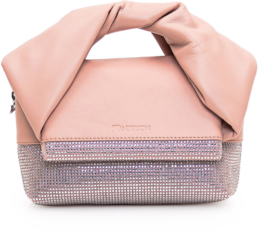 J.W. Anderson Borsa Twister Piccola Roze