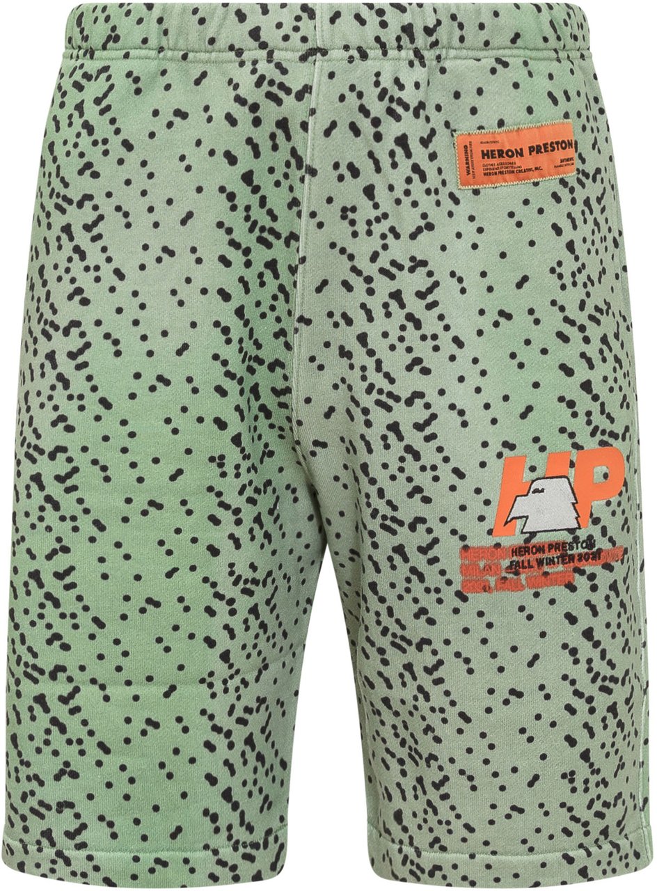 Heron Preston Pantaloncini della Tuta a Pois Groen