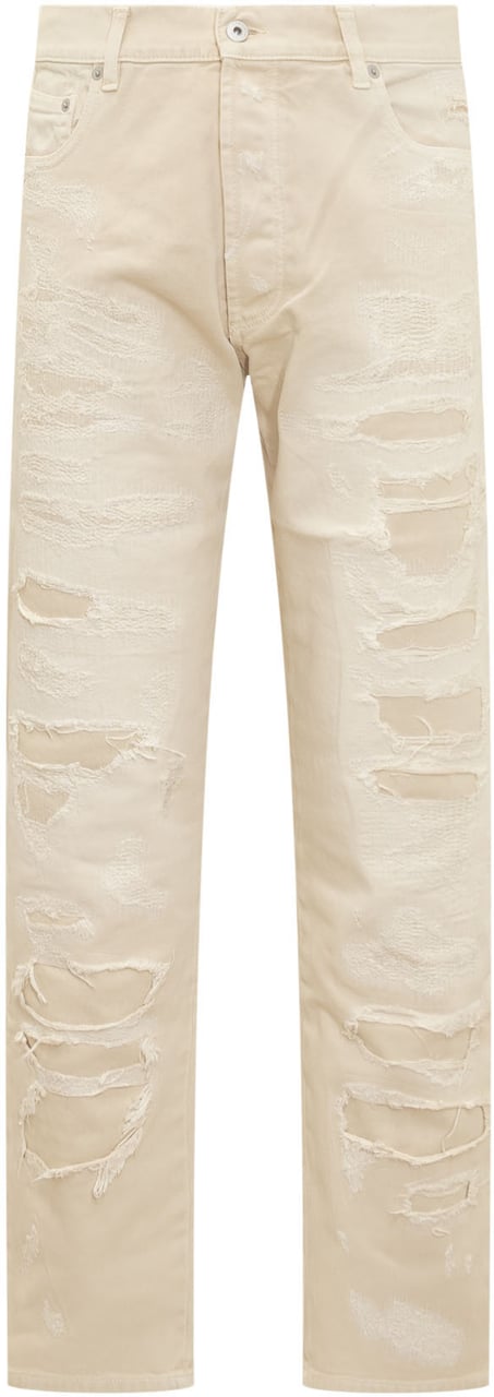 Heron Preston Pantaloni 5 Tasche Beige