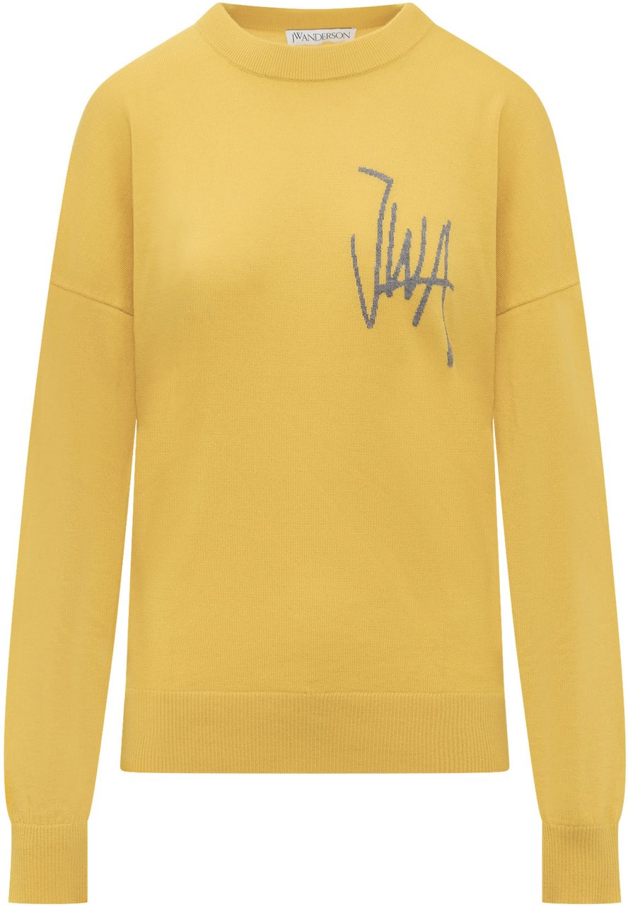 J.W. Anderson Maglione con Logo Geel