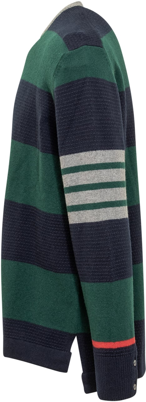 Thom Browne Maglia Rugby Groen