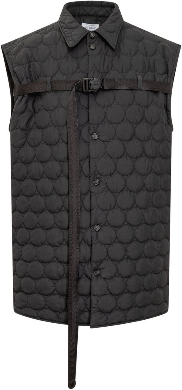 OFF-WHITE Gilet Imbottito Zwart