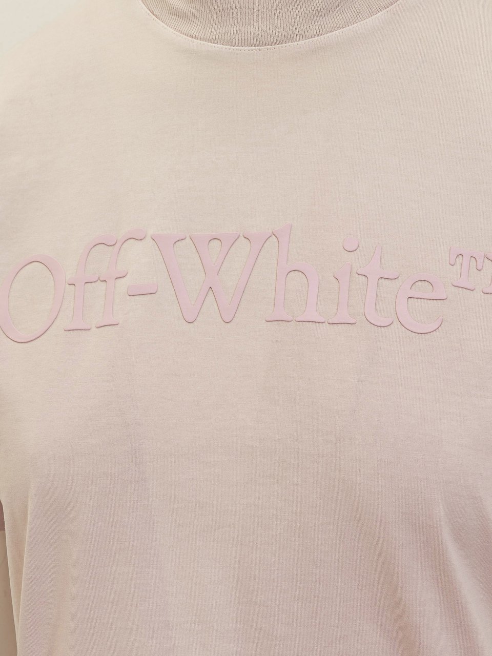 OFF-WHITE T-Shirt Laundry Casual Roze