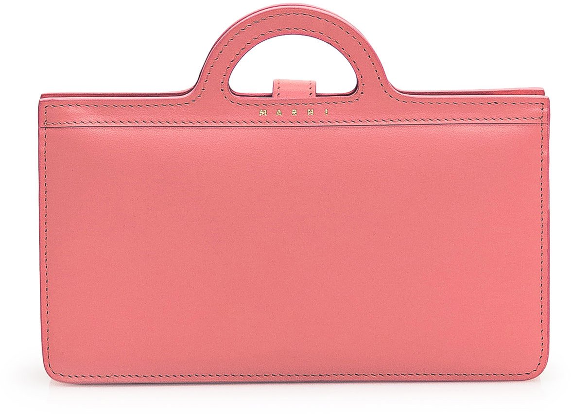 Marni Portafoglio Tropicalia Roze
