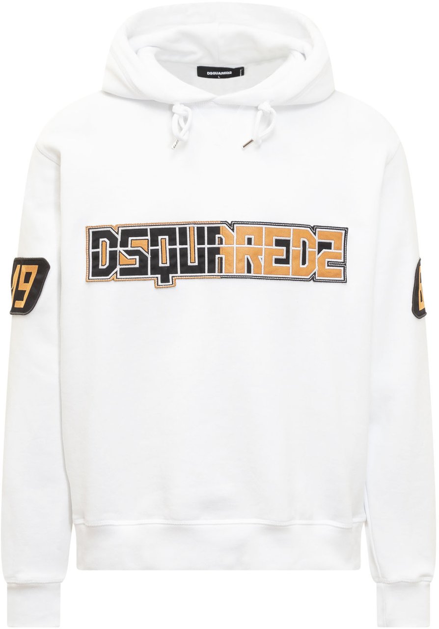 Dsquared2 Felpa con Logo Wit