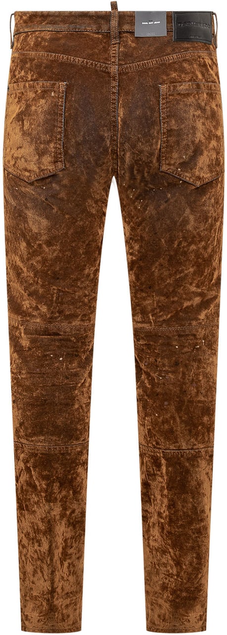 Dsquared2 Pantalone in Velluto Bruin