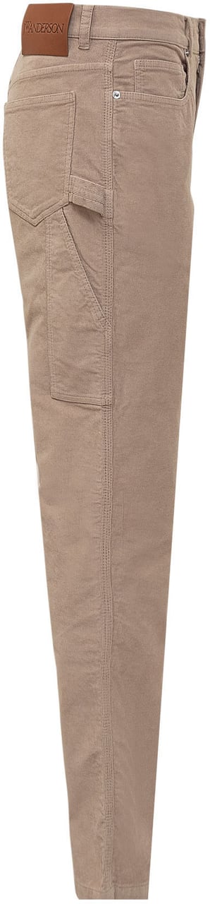 J.W. Anderson Pantalone in Velluto Bruin