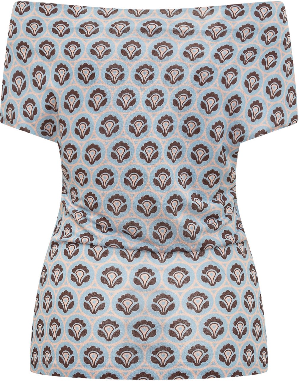 Etro Top con Stampa Aurea Blauw