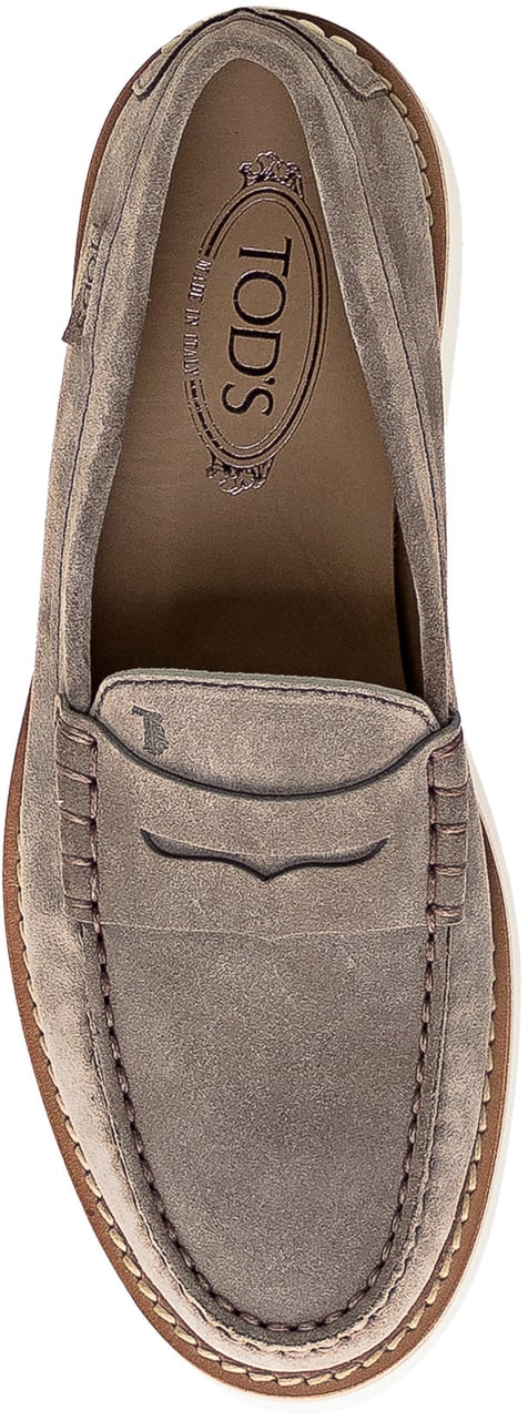 Tod's Mocassino in Pelle Beige