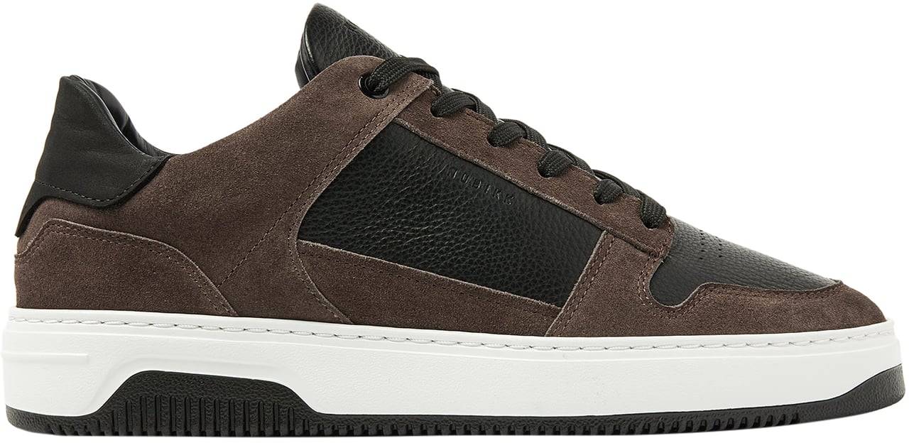 Nubikk Basket Court | Zwart Bruine Sneakers voor Heren Divers