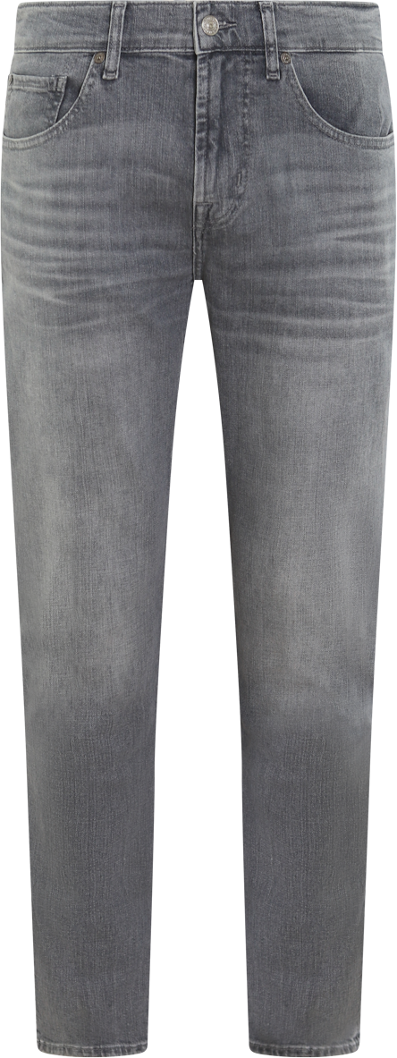 7 For All Mankind Heren Slimmy Tapered Stretch Tek Grijs