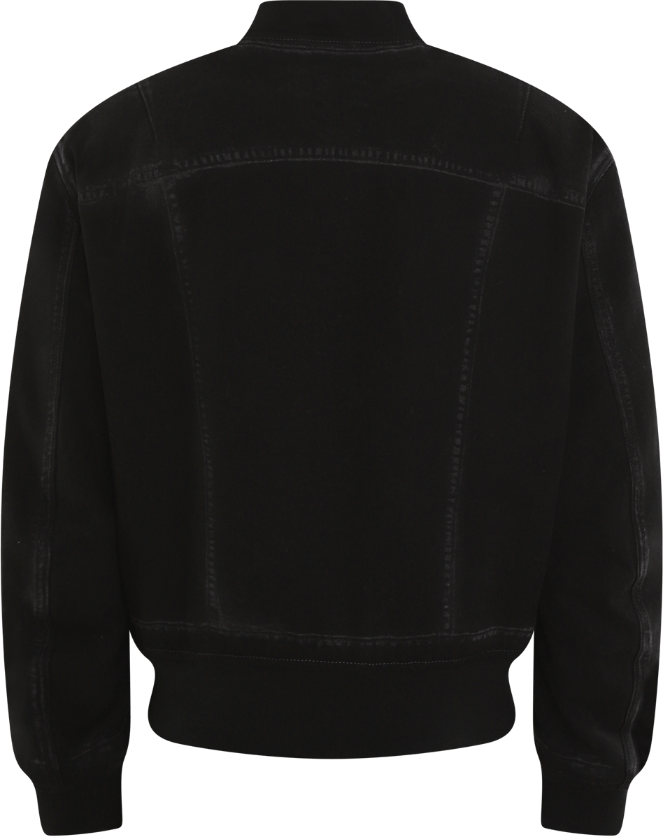 Alexander McQueen Heren Denim Ma1 Bomber Zwart