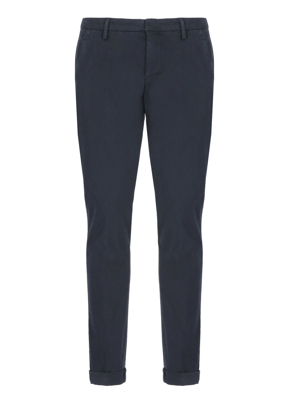 Dondup Slim fit pants 'Gaubert' Blauw