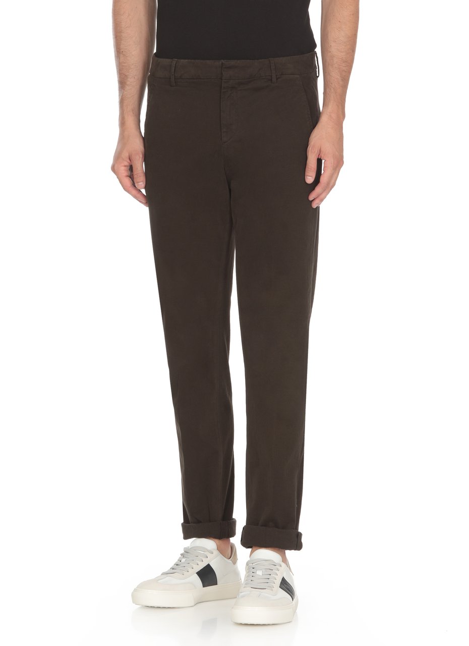 Dondup Slim fit pants 'Gaubert' Bruin