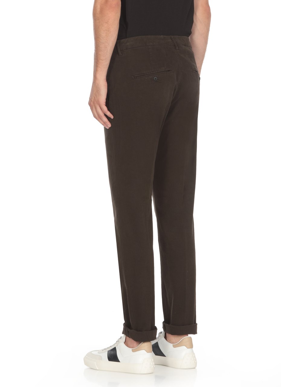 Dondup Slim fit pants 'Gaubert' Bruin