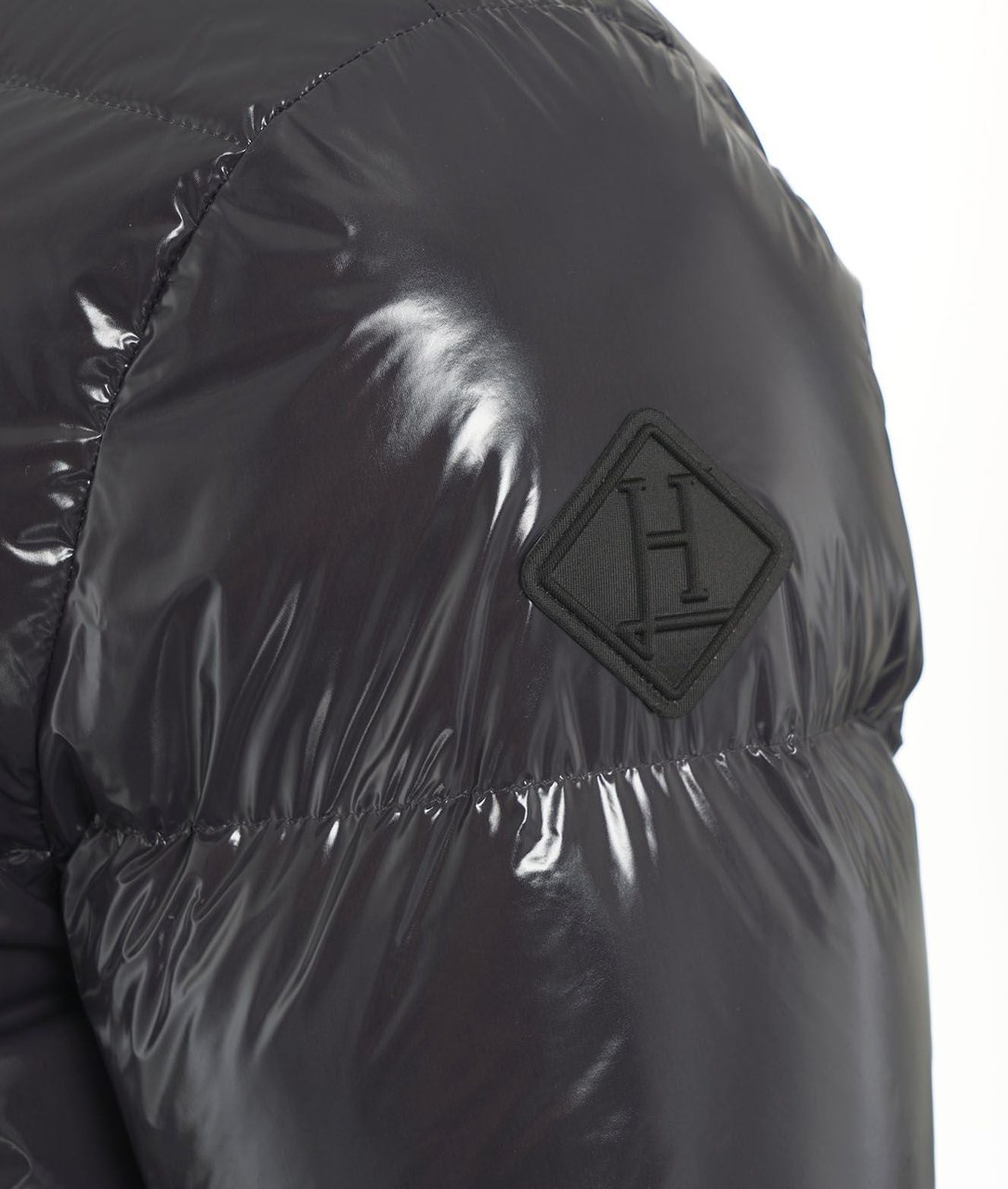 Herno Quilted down jacket Zwart