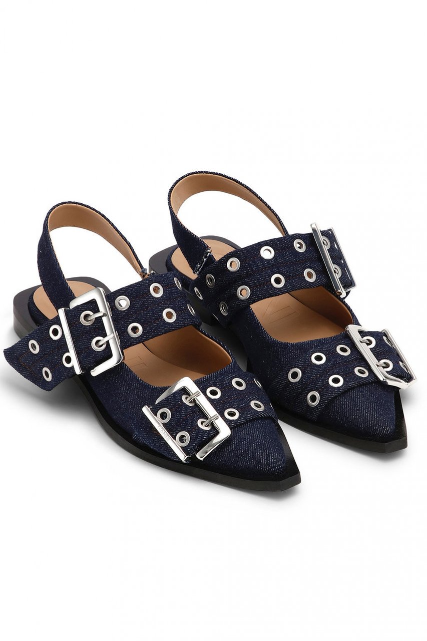 Ganni Instappers S2797 Blauw