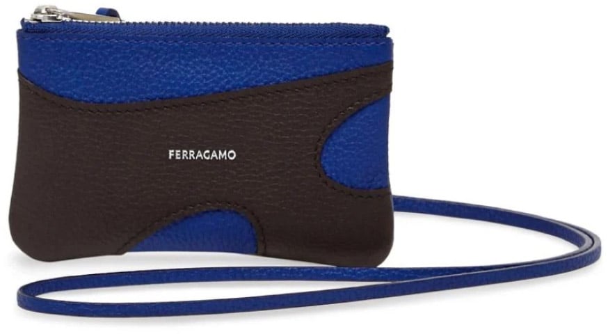 Ferragamo Cut Out Credit Card Holder Divers