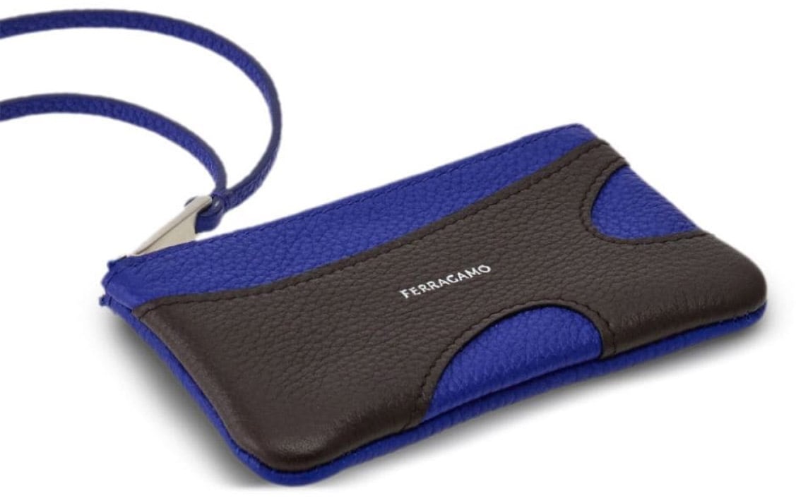 Ferragamo Cut Out Credit Card Holder Divers