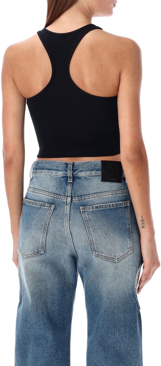 OFF-WHITE Rowing Top Nero Zwart