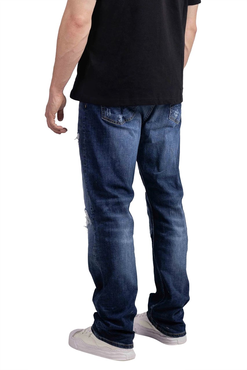 Richesse Thunder Baggy Jeans Heren Blauw Blauw