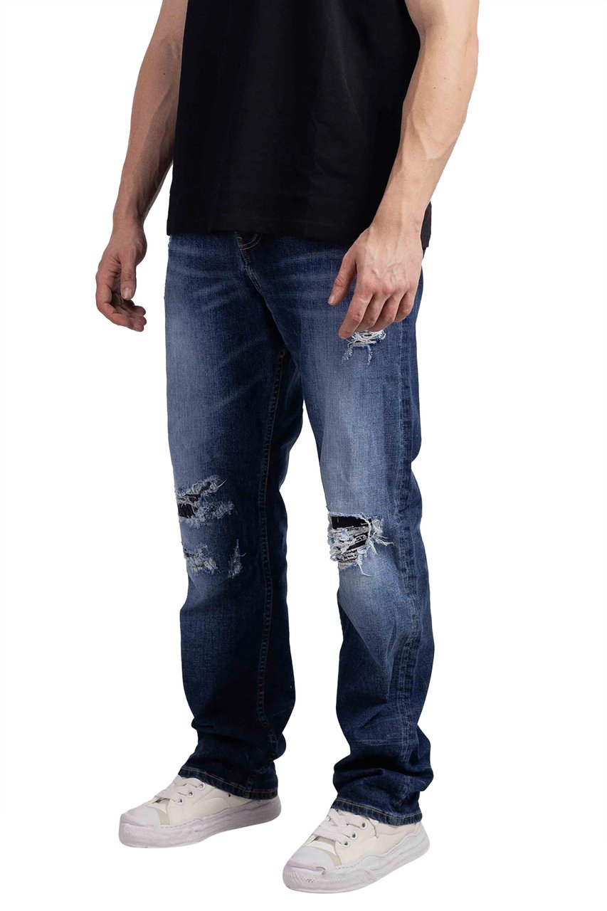 Richesse Thunder Baggy Jeans Heren Blauw Blauw