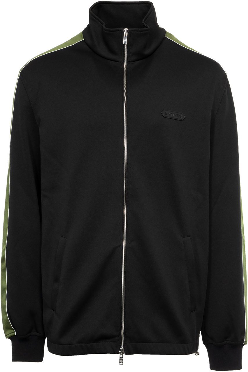 Lanvin jacket black khaki Zwart