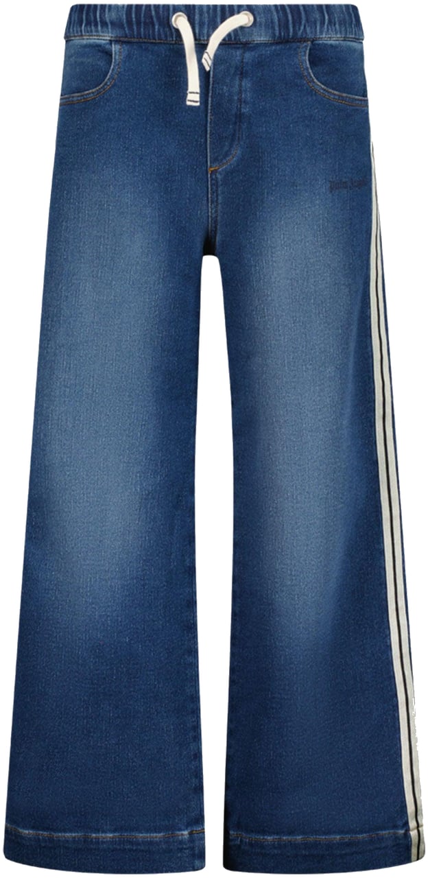 Palm Angels Palm Angels Meisjes Jeans Blauw Blauw