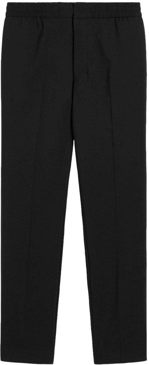 AMI Paris Formal Wide Leg Pants Zwart
