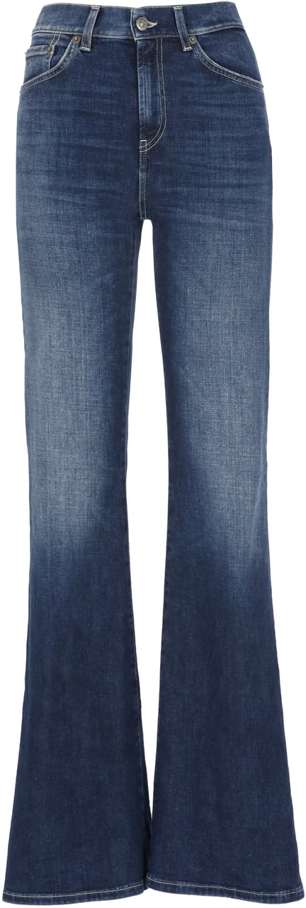 Dondup Trousers Blue Blauw