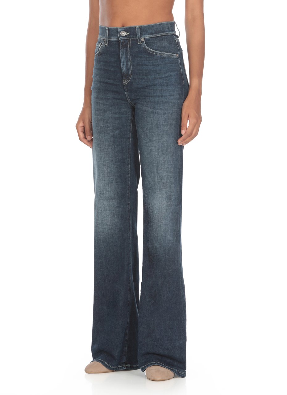 Dondup Trousers Blue Blauw