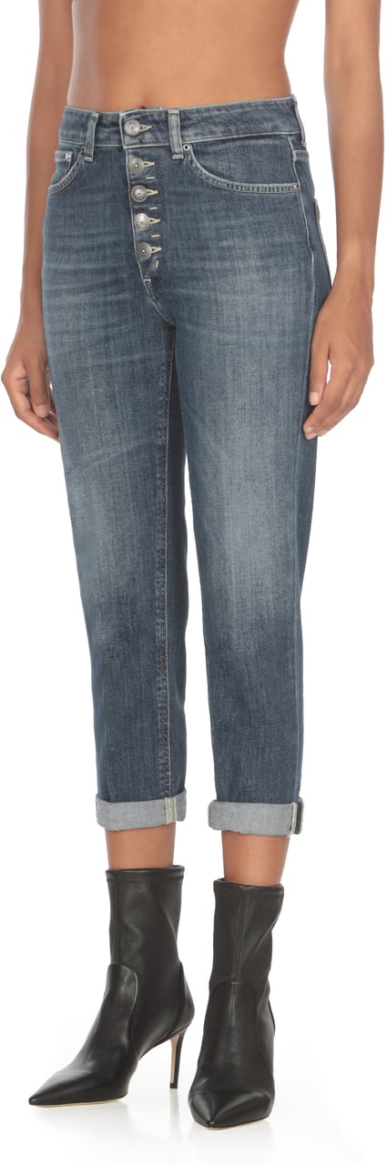 Dondup Trousers Blue Blauw