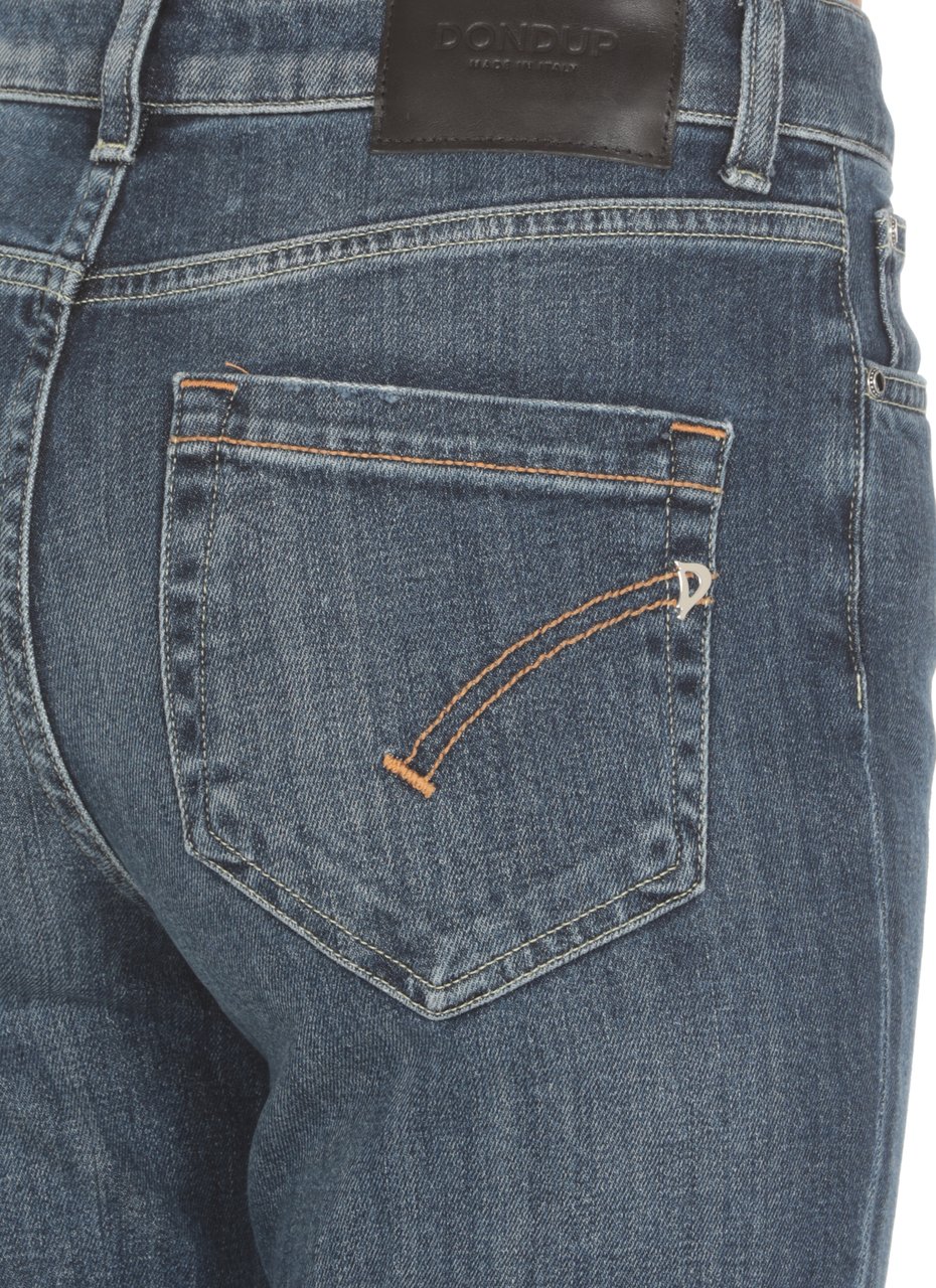 Dondup Trousers Blue Blauw