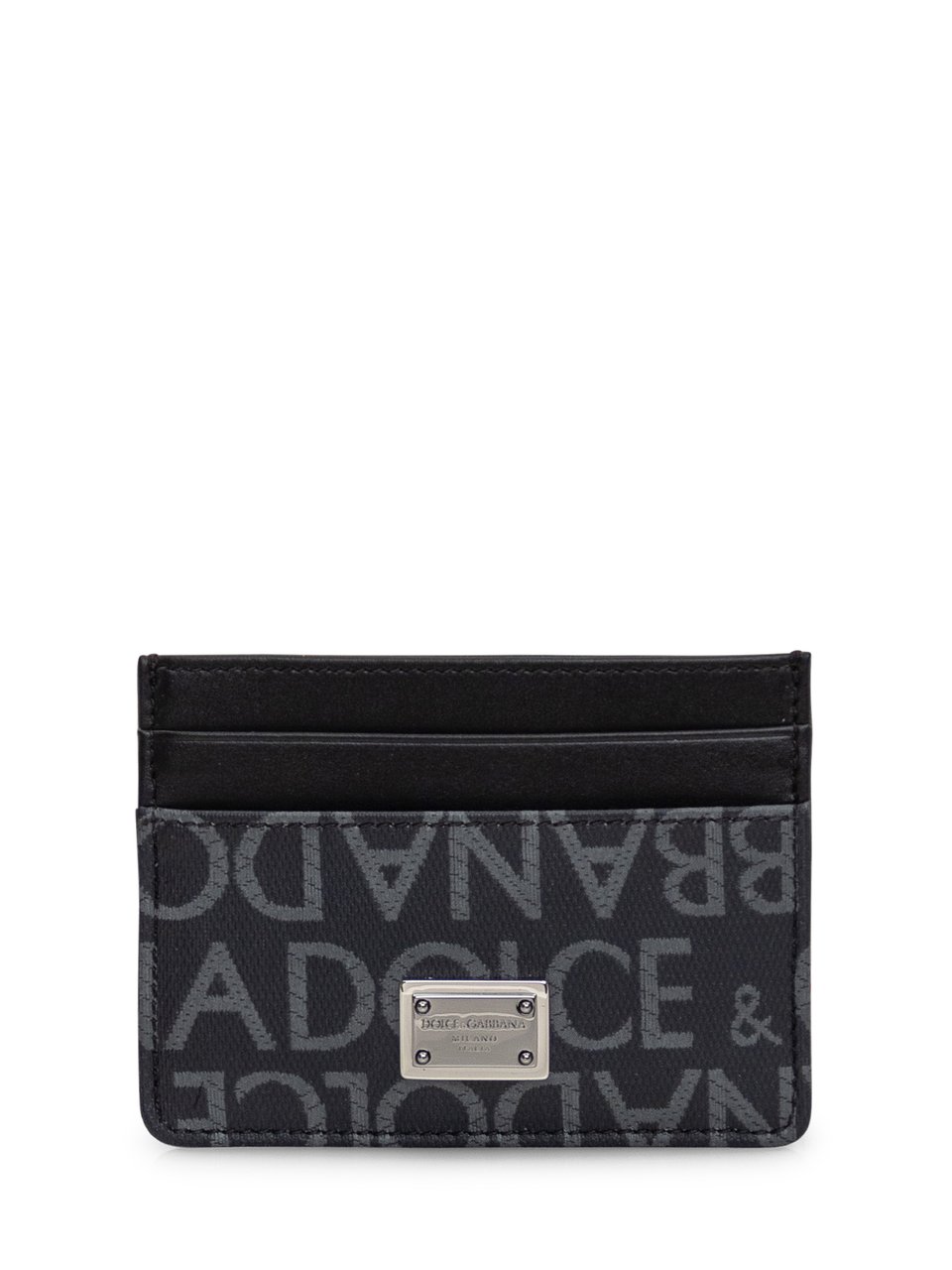 Dolce & Gabbana Portacarte con Logo Grijs