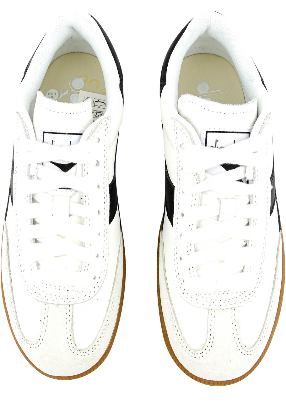 Diadora Trainer Sneaker White Black Wit