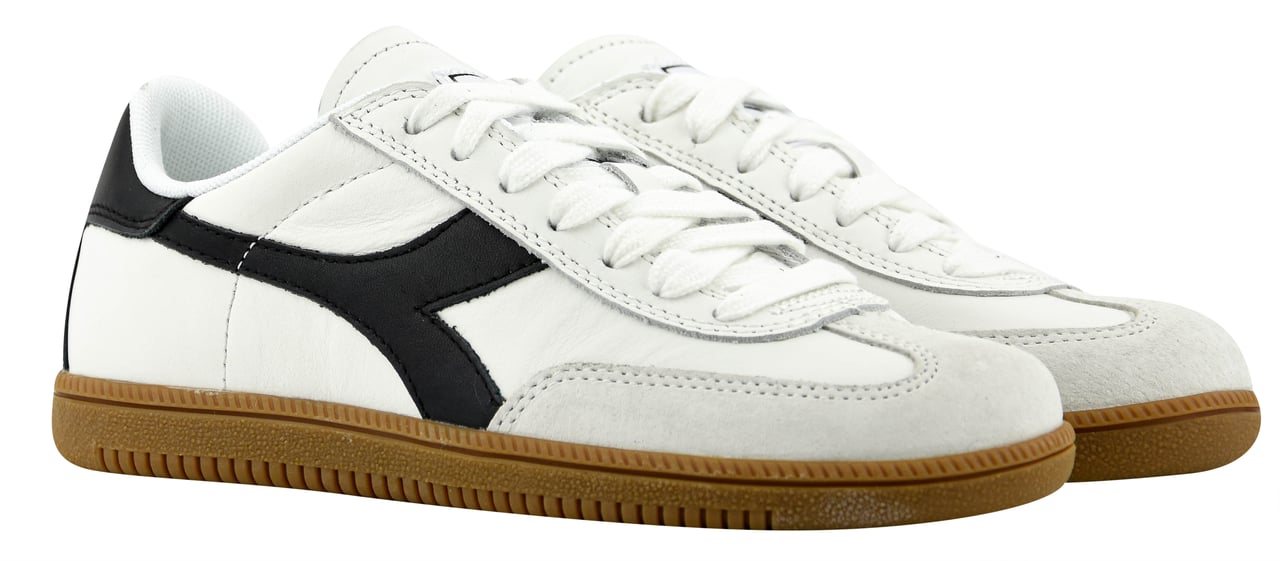 Diadora Trainer Sneaker White Black Wit