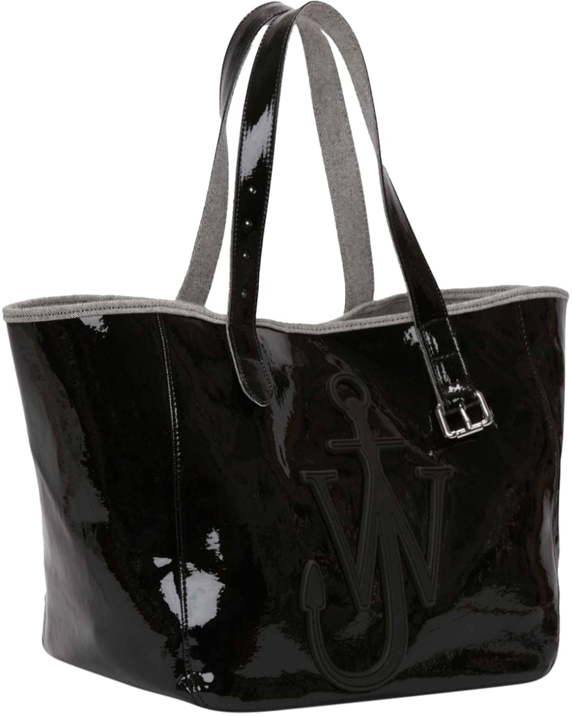 J.W. Anderson Belt Anchor Logo Tote Bag Zwart