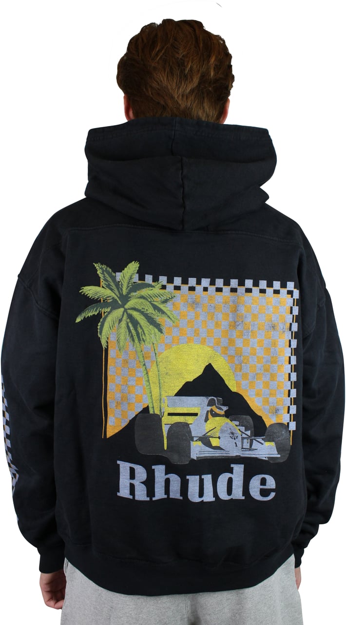 Rhude Rhude Moonlight Tropics Hoodie (Zwart) Zwart