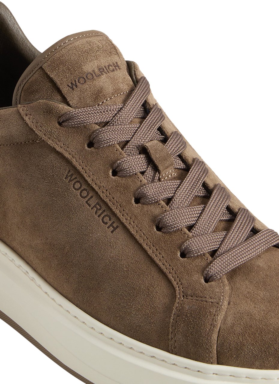 Woolrich Arrow Court Camoscio Sneaker Taupe/Brown Divers