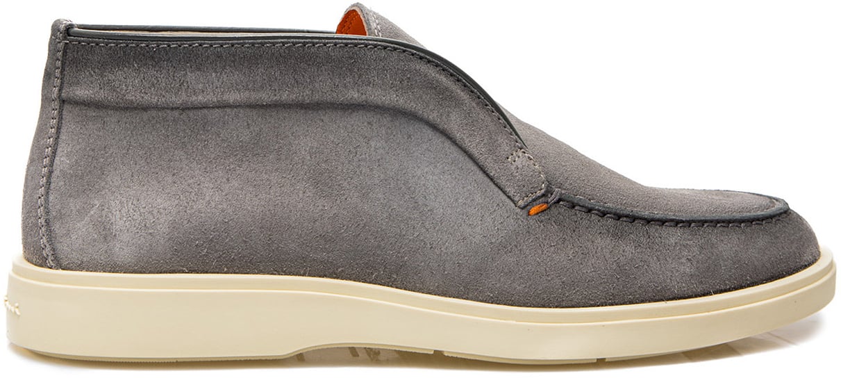 Santoni Half Hoge Instapper Grijs Grijs