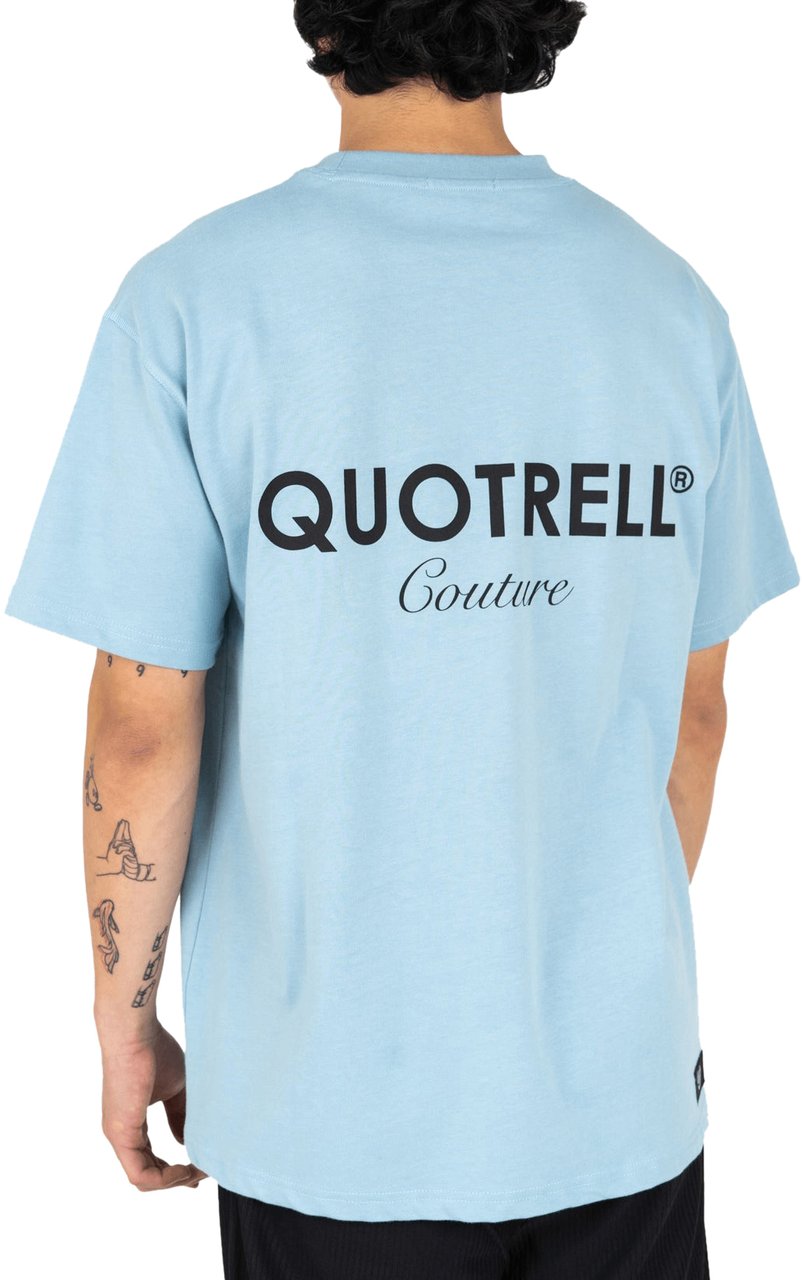 Quotrell Sarasota Tee | Light Blue/blue Blauw