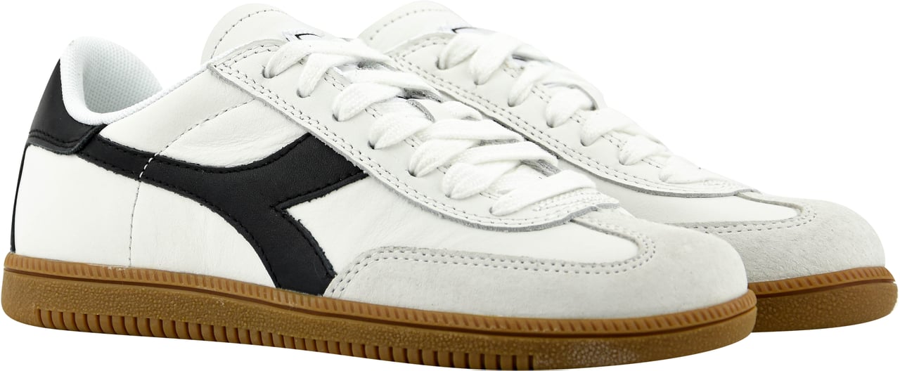 Diadora Trainer Sneaker White Black Wit
