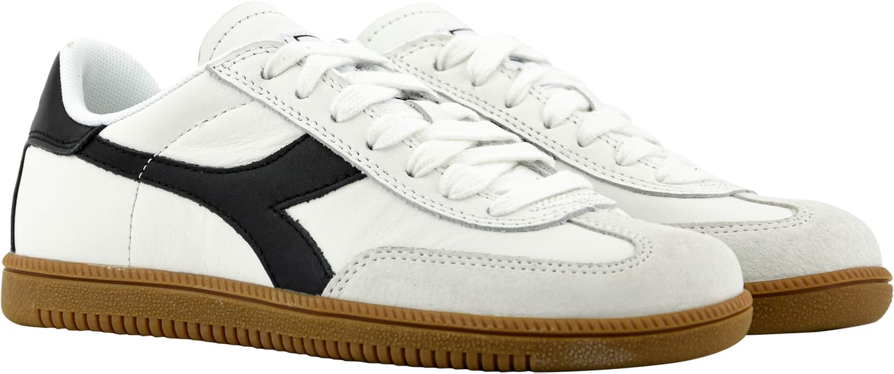 Diadora Trainer Sneaker White Black Wit