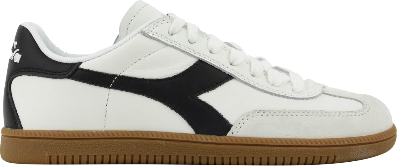 Diadora Trainer Sneaker White Black Wit