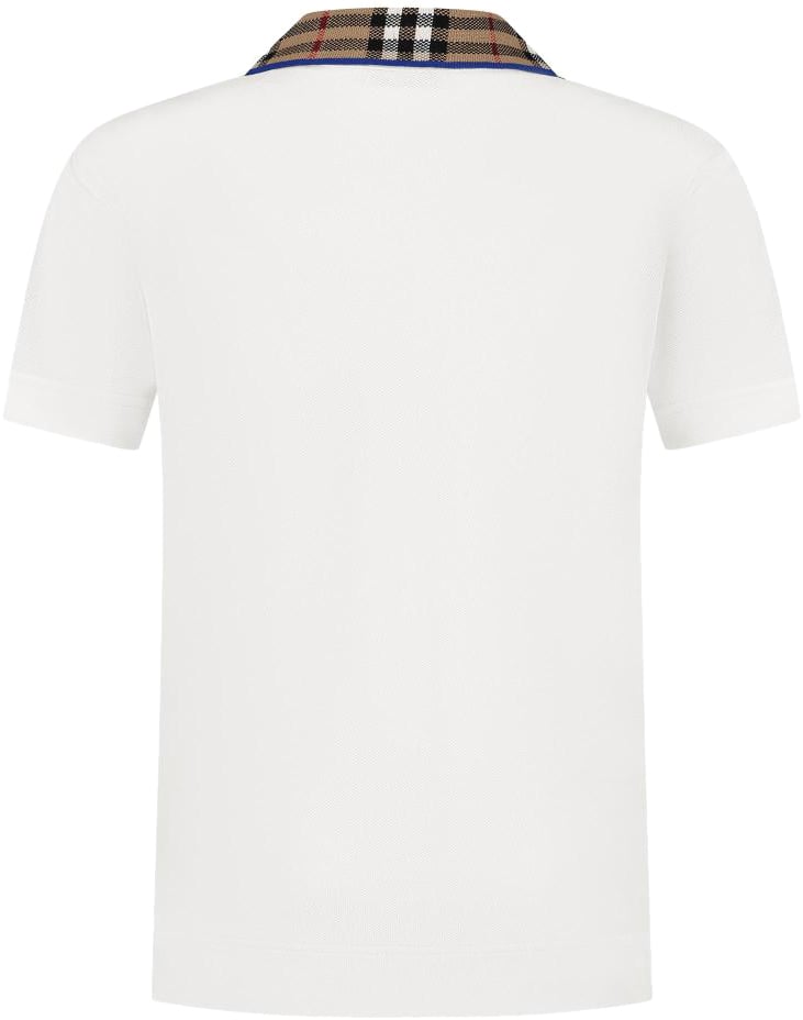 Burberry Kid Boy Polo Shirts Wit